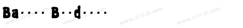 Batory Bold字体转换